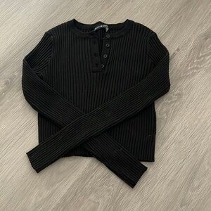 BRANDY MELVILLE RIBBED LONG SLEEVE